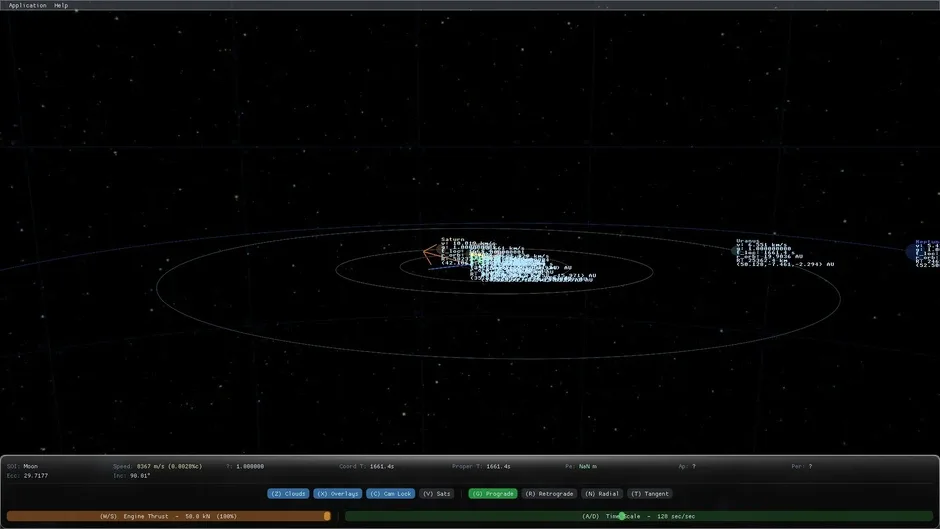 Кадър от Orbital Physics Simulator