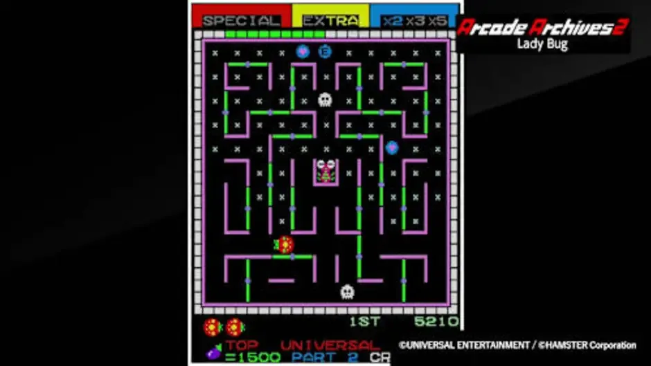 Кадър от Arcade Archives 2: Lady Bug
