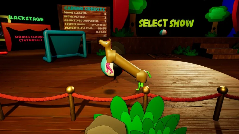 Кадър от Pantomime Horse Obstacle Course