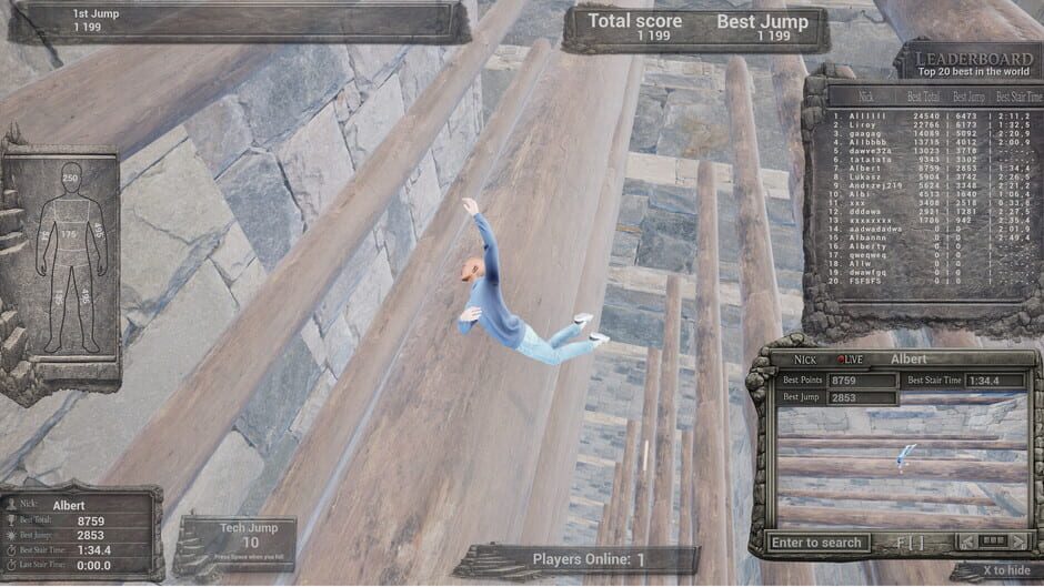 สกรีนช็อตจาก Down the Stairs: The Game (รูปที่ 7)