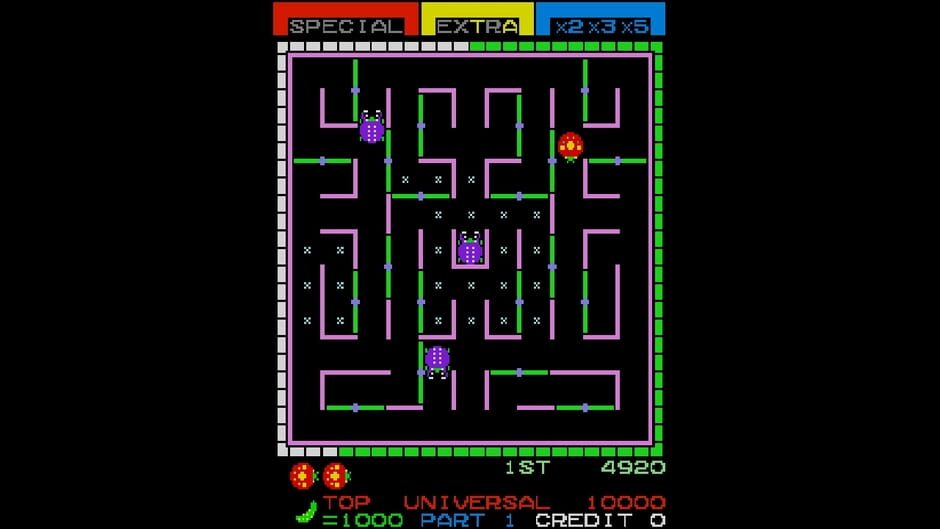 สกรีนช็อตจาก Arcade Archives: Lady Bug (รูปที่ 5)