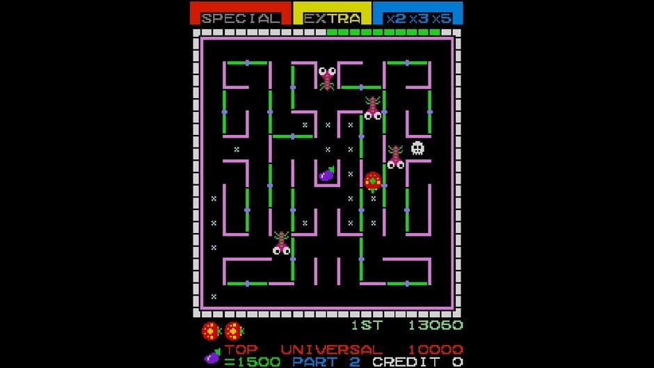 สกรีนช็อตจาก Arcade Archives: Lady Bug (รูปที่ 6)