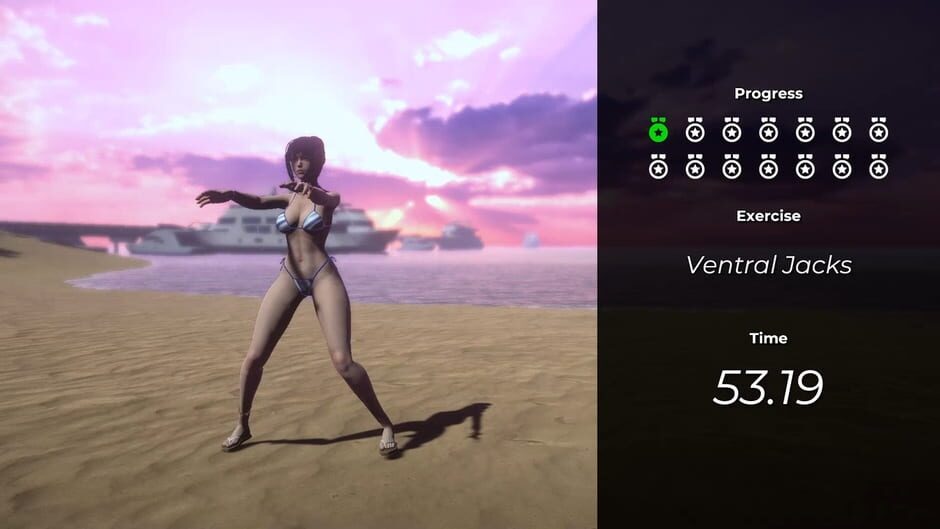 สกรีนช็อตจาก Get Fit: Beach Girls (รูปที่ 3)