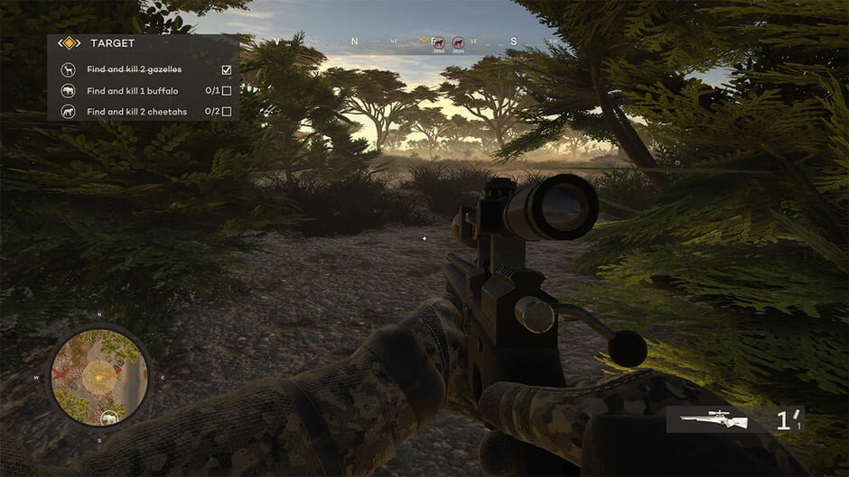สกรีนช็อตจาก Hunter Desert Simulator: Sniper Rifle (รูปที่ 6)