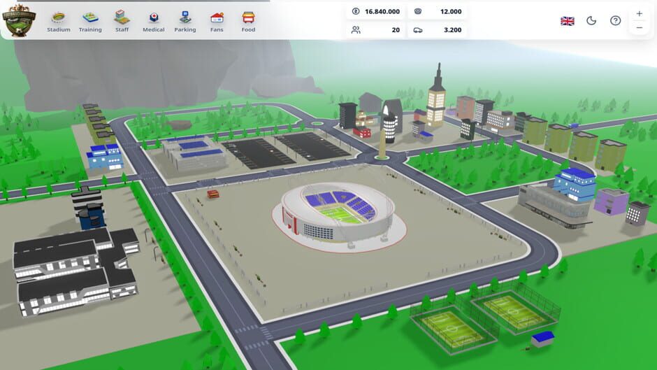 สกรีนช็อตจาก Football Club Builder (รูปที่ 8)