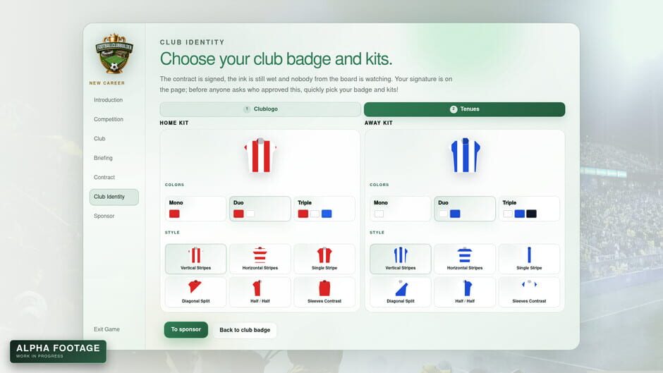 สกรีนช็อตจาก Football Club Builder (รูปที่ 13)