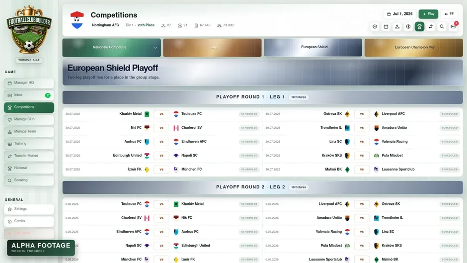 Кадър от Football Club Builder