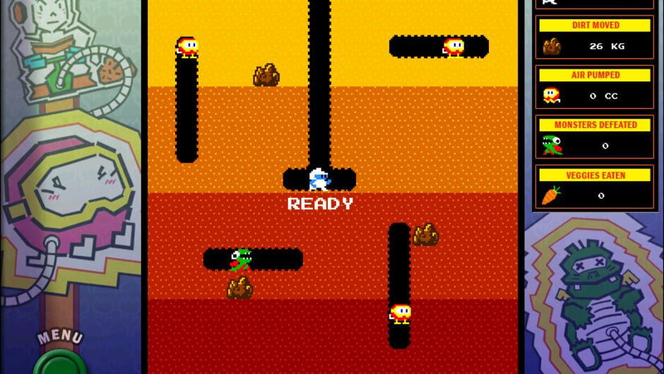 สกรีนช็อตจาก Namco All-Stars: Pac-Man and Dig Dug (รูปที่ 4)