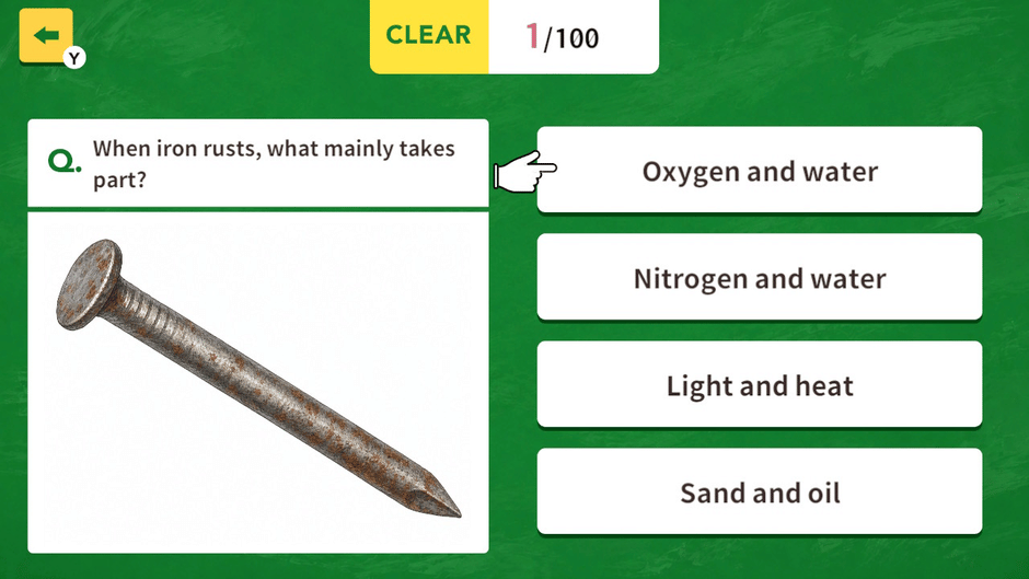 Science Trivia Quiz 100 Wonders Screenshot