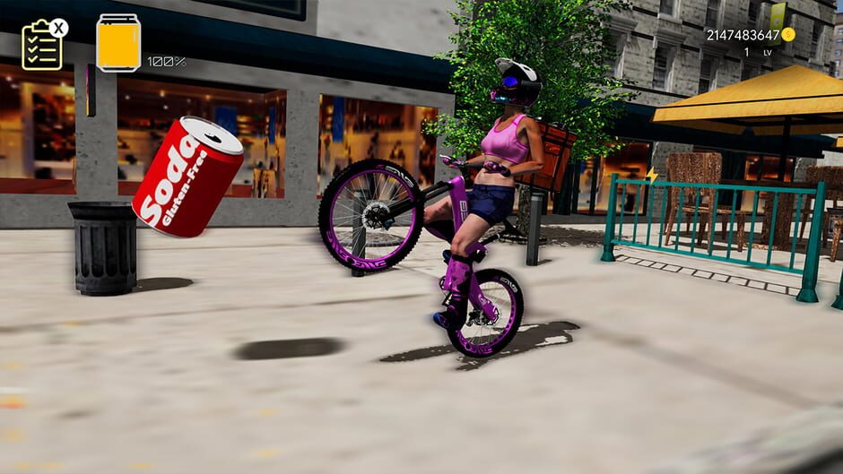 สกรีนช็อตจาก Bike Food Delivery Simulator (รูปที่ 3)