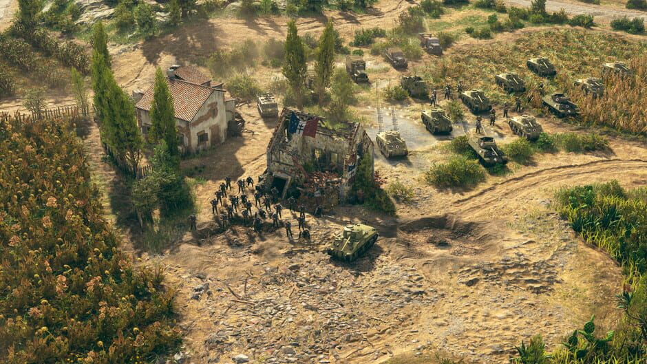 สกรีนช็อตจาก Sudden Strike 5: France - Road to Liberation (รูปที่ 3)