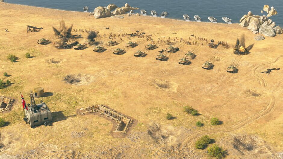 สกรีนช็อตจาก Sudden Strike 5: France - Road to Liberation (รูปที่ 5)