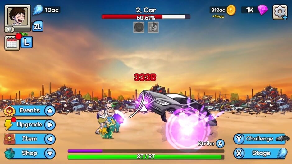 สกรีนช็อตจาก The Legend of Fireball: Gem Vault Edition (รูปที่ 5)