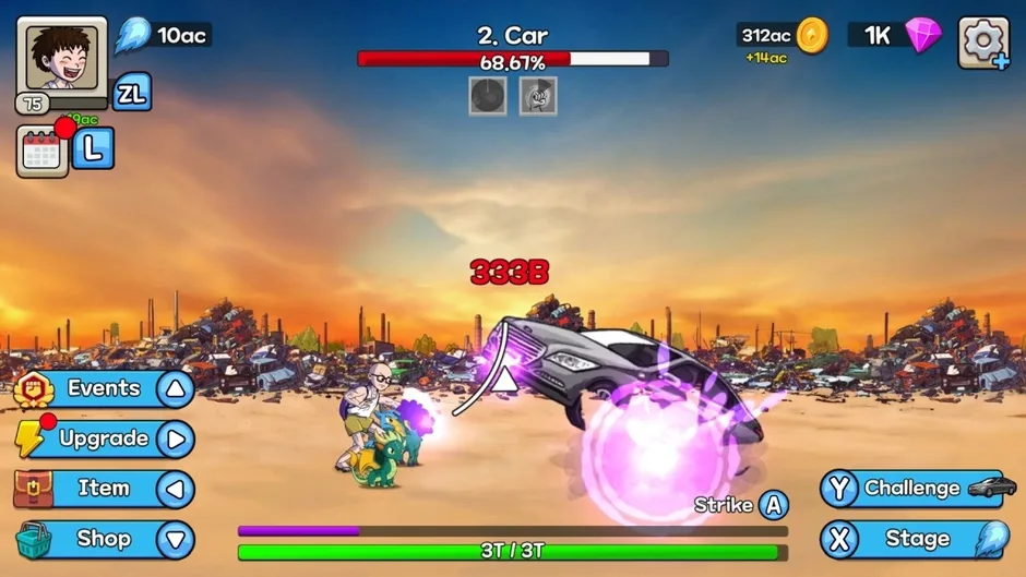 Кадър от The Legend of Fireball: Gem Vault Edition