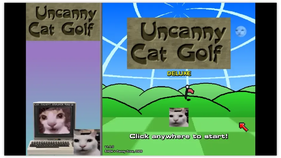 Кадър от Uncanny Cat Golf