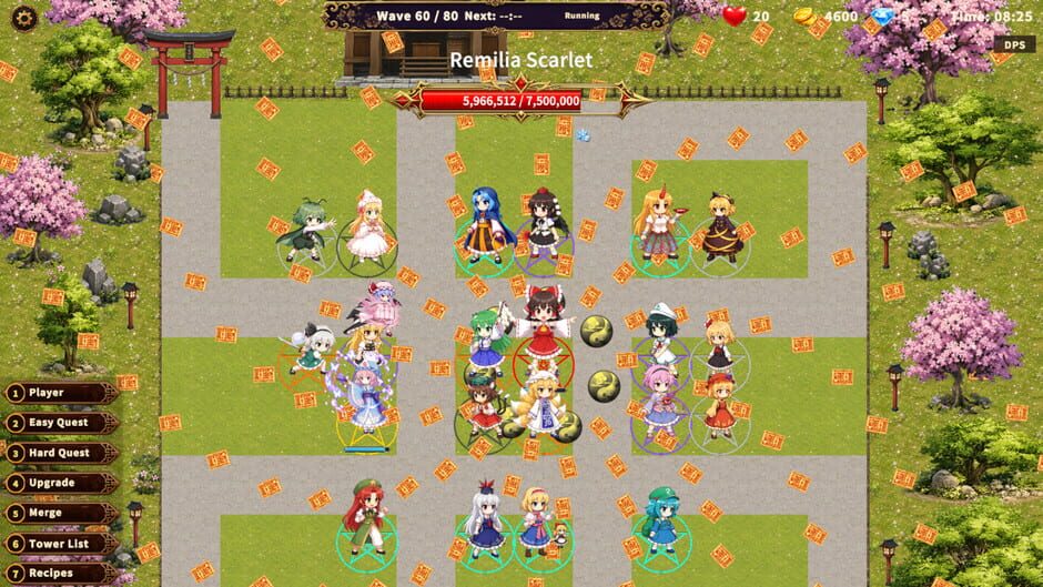 สกรีนช็อตจาก Touhou Defense Tale: AI Test in Touhou (รูปที่ 5)