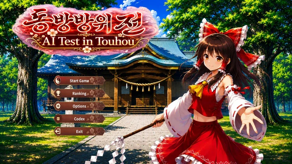Кадър от Touhou Defense Tale: AI Test in Touhou