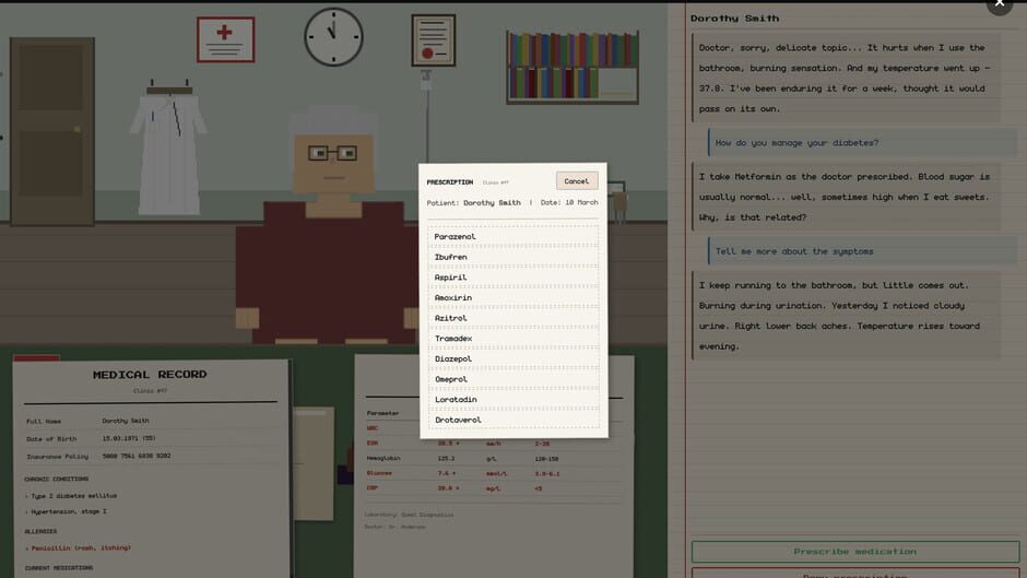 สกรีนช็อตจาก Physician Simulator (รูปที่ 4)