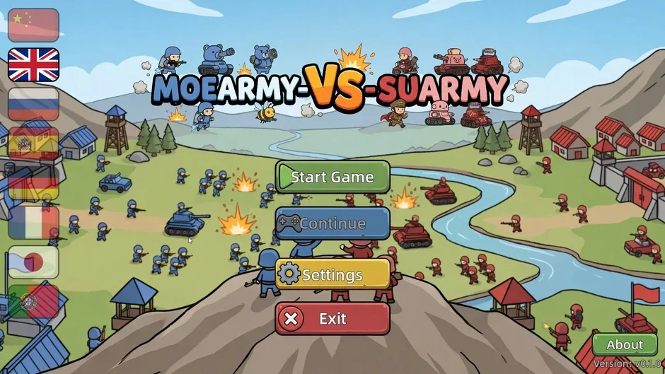 Кадър от MoeArmy vs. SuArmy