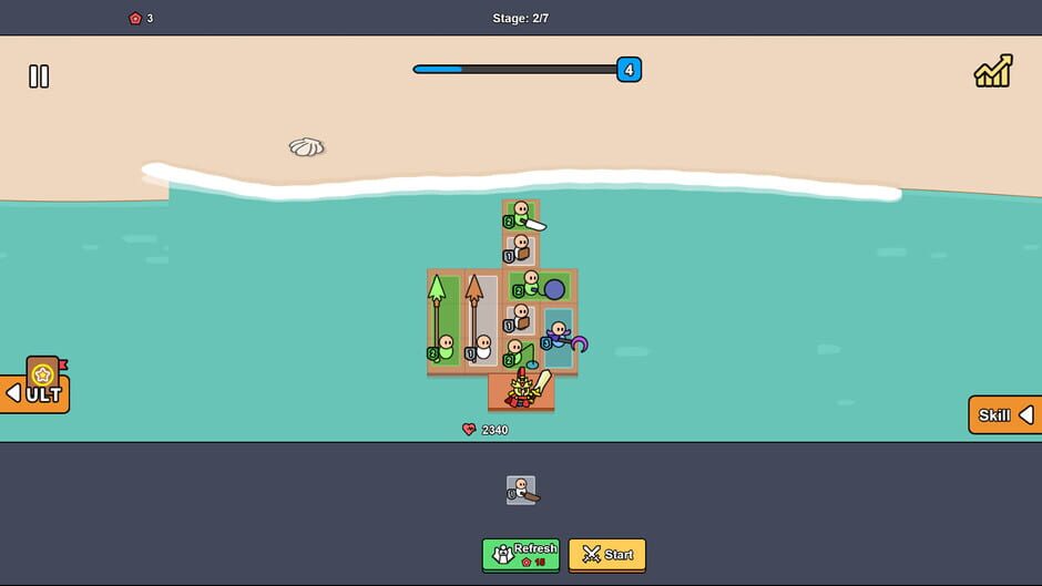สกรีนช็อตจาก Beach Defense: Zombie Invasion (รูปที่ 6)