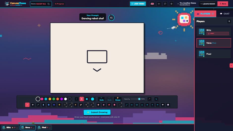 สกรีนช็อตจาก GameBuddies.io (รูปที่ 5)