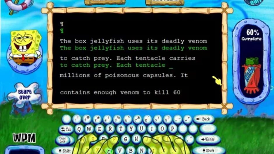 SpongeBob SquarePants Typing: imagem 1