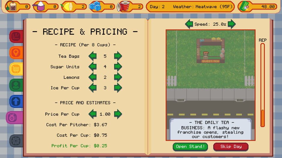 Sweet Tea Tycoon screenshot 1