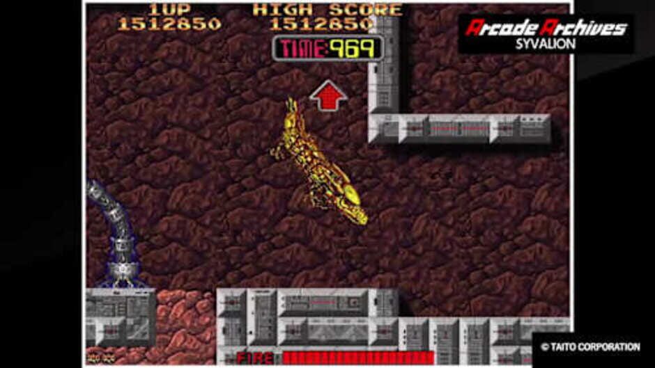 สกรีนช็อตจาก Arcade Archives: Syvalion (รูปที่ 4)