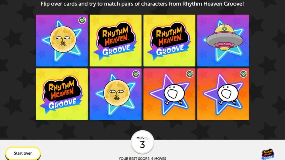 สกรีนช็อตจาก Rhythm Heaven Groove: Memory Match-Up (รูปที่ 2)