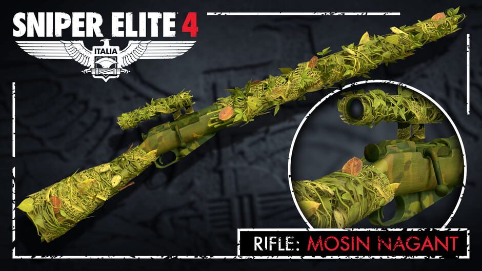 สกรีนช็อตจาก Sniper Elite 4: Camouflage Rifles Skin Pack (รูปที่ 5)