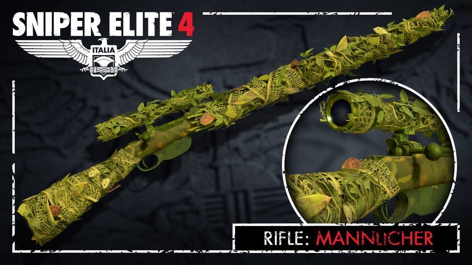 สกรีนช็อตจาก Sniper Elite 4: Camouflage Rifles Skin Pack (รูปที่ 2)