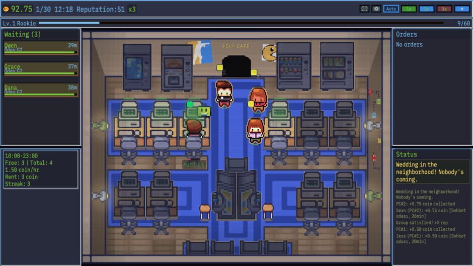 สกรีนช็อตจาก Internet Cafe Tycoon (รูปที่ 2)