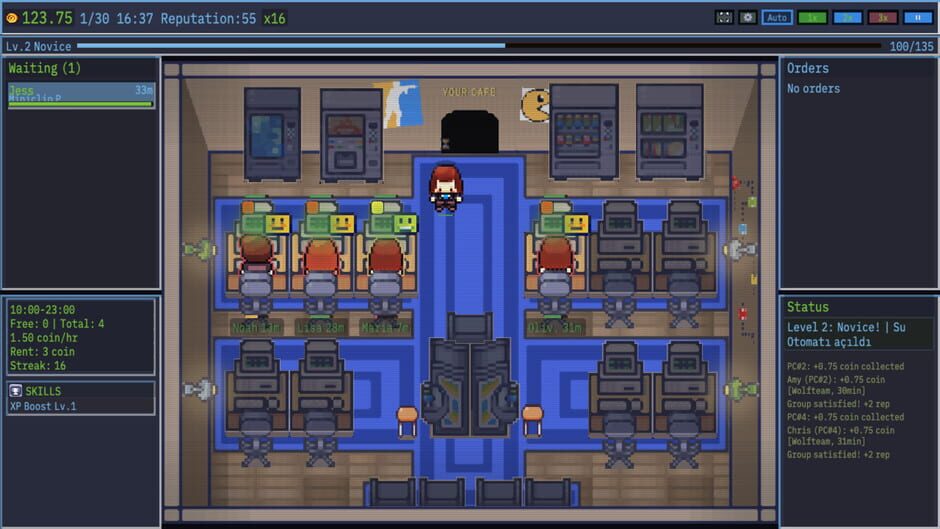 สกรีนช็อตจาก Internet Cafe Tycoon (รูปที่ 4)