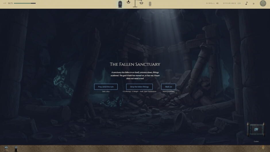 สกรีนช็อตจาก True of Voice: A Duat Deckbuilder (รูปที่ 2)