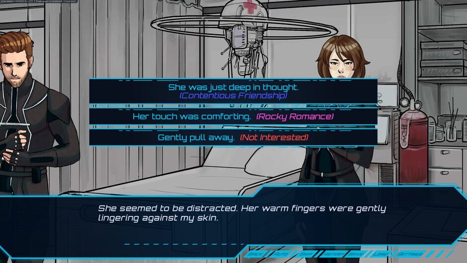 สกรีนช็อตจาก Infinite Stars: The Visual Novel (รูปที่ 2)
