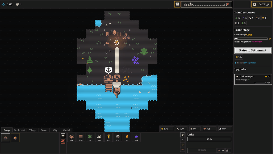 Clicky Islands Screenshot