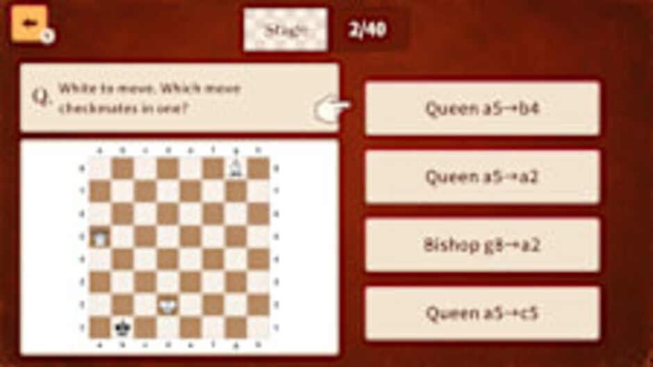 สกรีนช็อตจาก One-Move Checkmate: Chess Brain Trainer (รูปที่ 3)