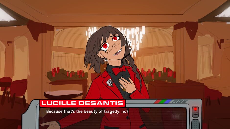 สกรีนช็อตจาก Danganronpa: Greenlit (รูปที่ 3)