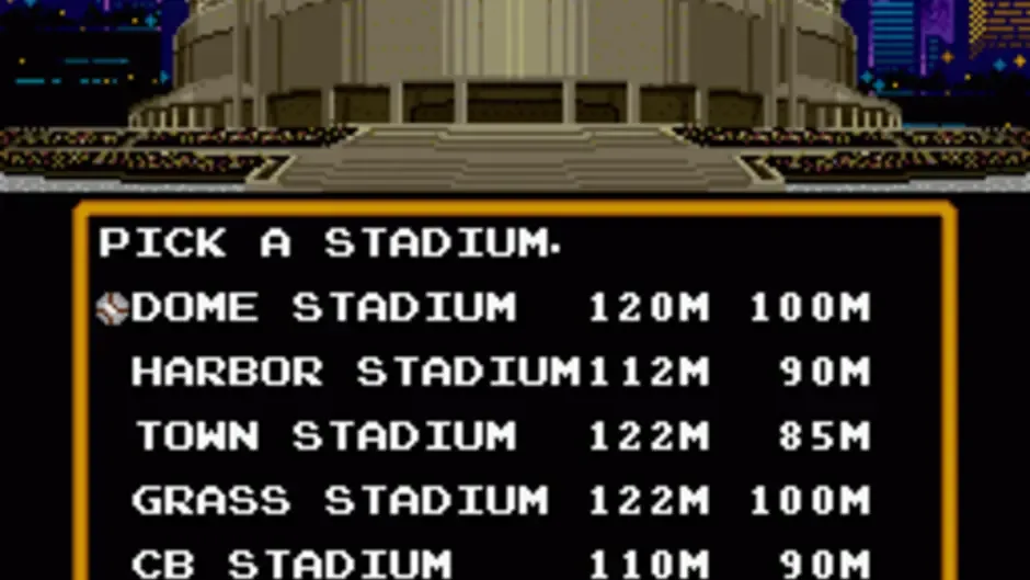 Skärmbild 1 från Super Baseball Simulator 1.000
