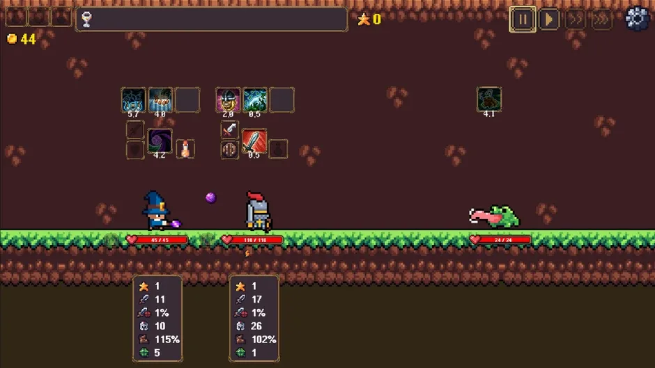 Кадър от Idle Pixel Battle
