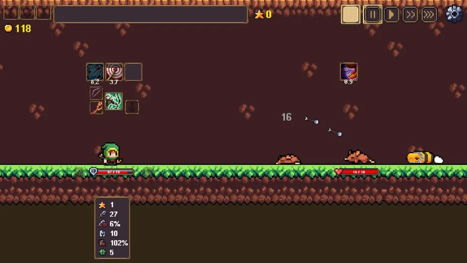 Кадър от Idle Pixel Battle