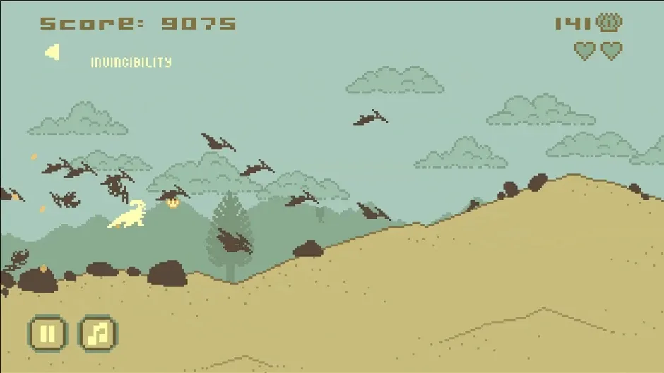 Кадър от Dino Jump Deluxe