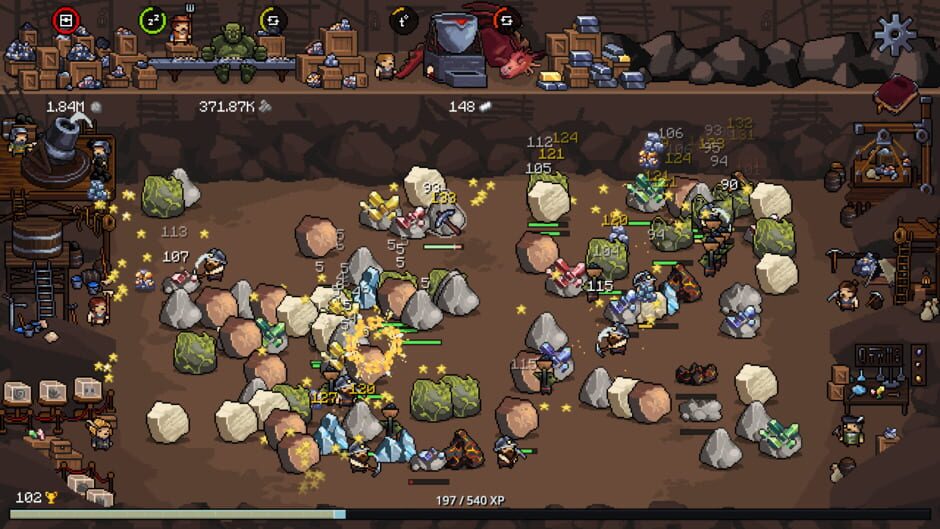 สกรีนช็อตจาก Fantasy Miner: Idle Depths (รูปที่ 2)