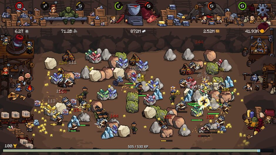 สกรีนช็อตจาก Fantasy Miner: Idle Depths (รูปที่ 3)