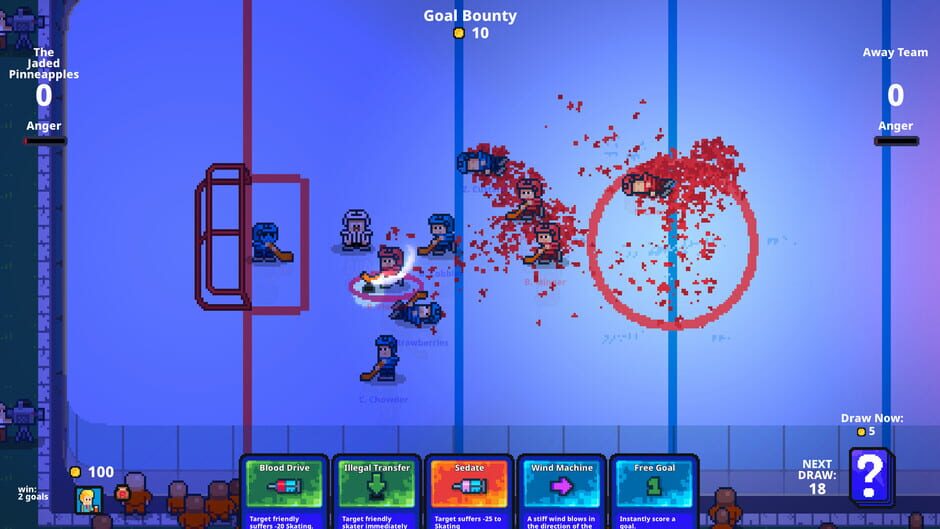 Super Blood Hockey: Rogue Manager screenshot 2