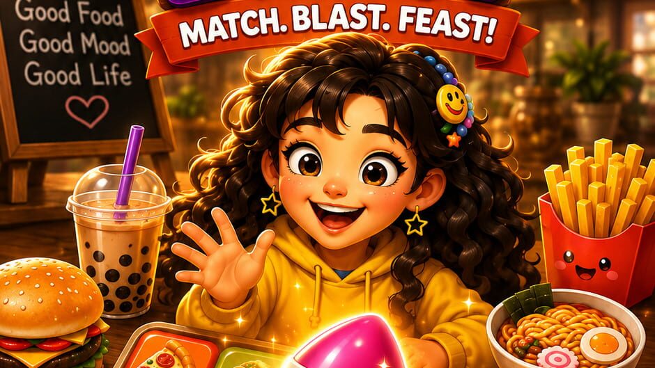 สกรีนช็อตจาก Foodie Blast: Block Feast (รูปที่ 3)