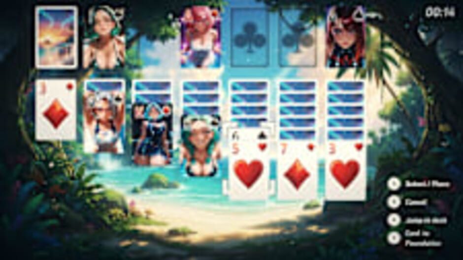 สกรีนช็อตจาก Solitaire World: Anime Waifus (รูปที่ 4)
