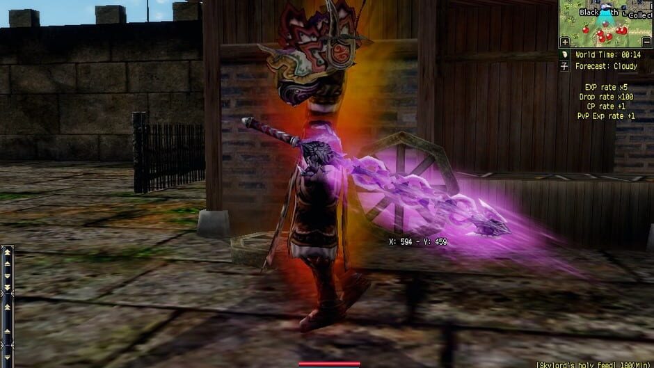 สกรีนช็อตจาก VSky-X MMORPG (รูปที่ 2)