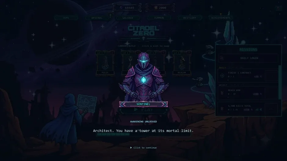 Кадър от Citadel Zero