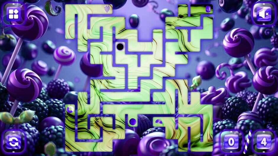 สกรีนช็อตจาก Sweetie Candy Maze: Blackberry (รูปที่ 4)